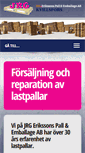 Mobile Screenshot of jrg-eriksson.se